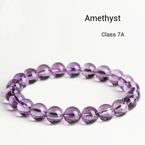 Five Elements Amethyst Chakra Bracelet - Natural Brazilian Crystal for Energy Balance & Prosperity (Treasure & Shield Gift Set)" - Image 2