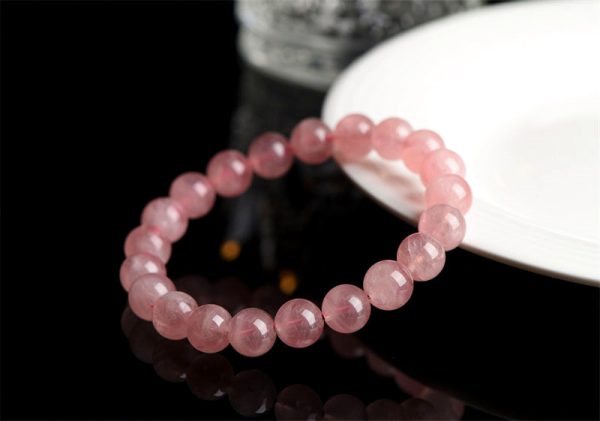 Five Elements Elemental Energy Chakra Bracelet - Natural Rose Quartz, for Emotional Balance and Activation of the Heart Chakra (Sacred Rose Pink Handmade Jewelry) - Image 3