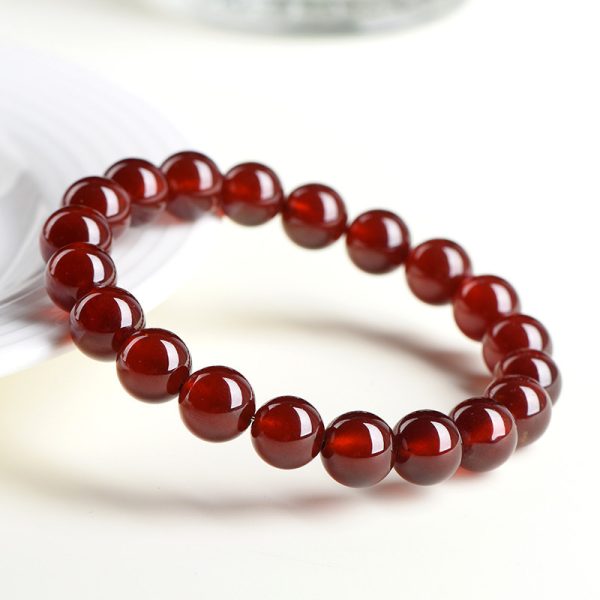 "Five Elements Chakra Bracelet - Natural Garnet for Energy Shielding & Spiritual Protection (Sacred Guardian Artisan Beadwork Gift Set)" - Image 2