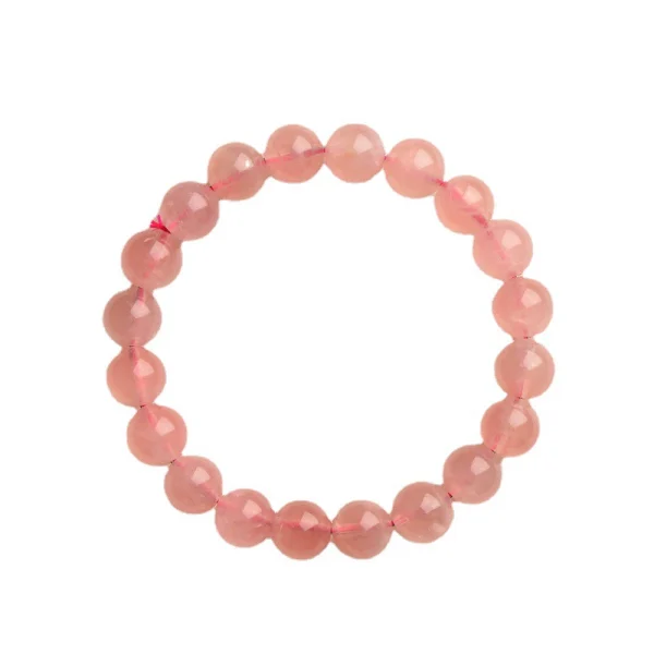Five Elements Elemental Energy Chakra Bracelet - Natural Rose Quartz, for Emotional Balance and Activation of the Heart Chakra (Sacred Rose Pink Handmade Jewelry) - Image 4