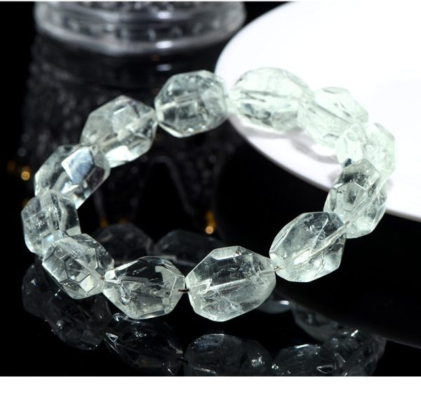 Five Elements Elemental Energy Chakra Bracelet - Green Natural Quartz Promotes Energy Flow and Brings Prosperity (Sacred Craft Luxury Gift) - Image 2