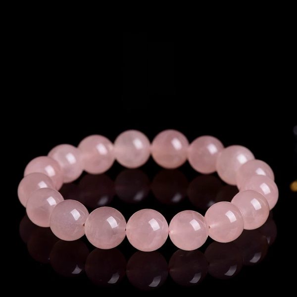 Five Elements Energy Chakra Bracelet - Made of natural cream-colored quartz, it is used to regulate emotions and activate the heart chakra (a sacred amulet for love and marriage gift)