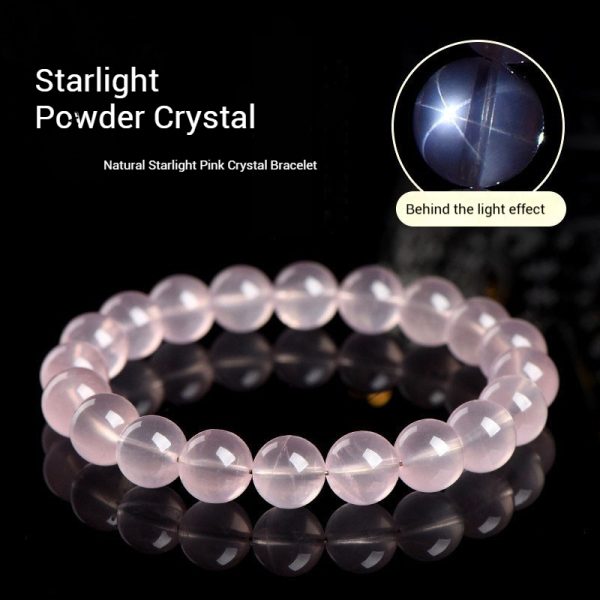 "Five Elements Chakra Bracelet - Rose Quartz for Heart Healing & Energy Balance (Starlight Love Gift Set)" - Image 2
