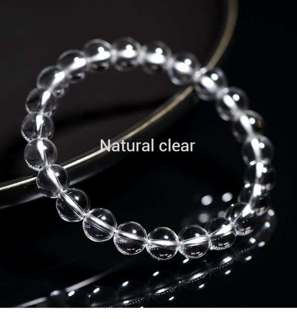 "Chakra & Five Elements Crystal Bracelet - Natural White Quartz for Energetic Cleansing & Spiritual Growth (Sacred Balance Gift Set)" - Image 3