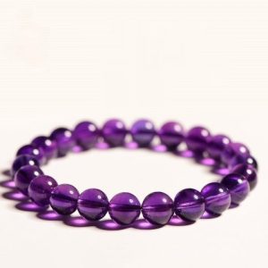 Natural Wealth Attraction Uruguayan Crystal Bracelet, Chakra Healing Gift Bracele