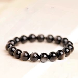 Energy Healing Evil and Evil-healing Chakra Natural Black Yaoshi Crystal Dragon Crystal Bracelet
