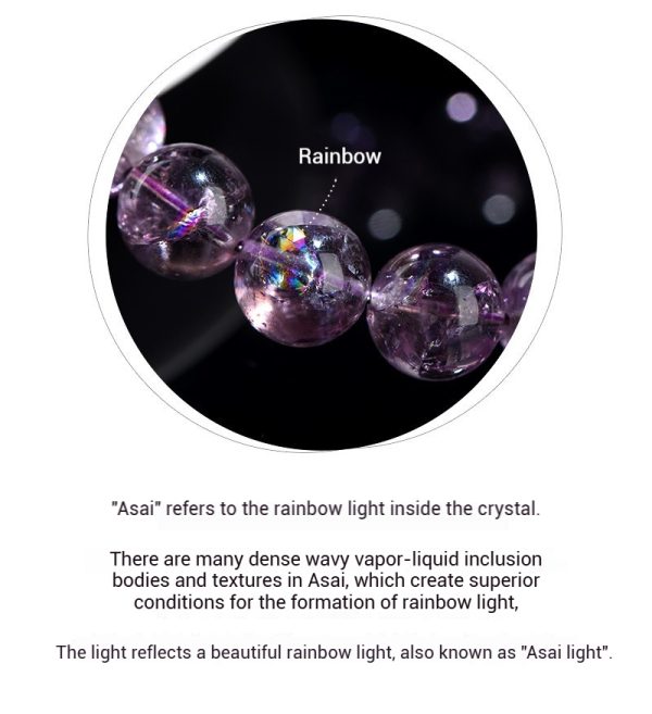 Natural Purple Ace Spiritual Light Bead Bracelet Energy Jewelry Healing Crystal Chakra Balance Meditator Collection Gift - Image 2