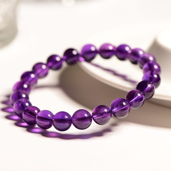Natural Wealth Attraction Uruguayan Crystal Bracelet, Chakra Healing Gift Bracele - Image 4