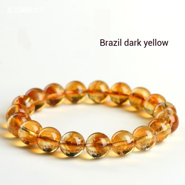 Natural citrine pyramid bracelet, chakra healing, energy wealth, gemstone bead jewelry, collector's edition gift - Image 4