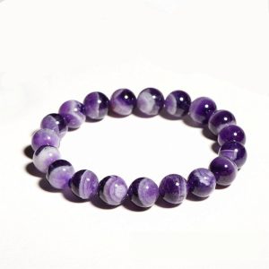 Five Elements Chakra Bracelet - Natural Amethyst for Emotional Balance & Spiritual Awakening (Sacred Ombre Gradient Artisan Gift Set)"