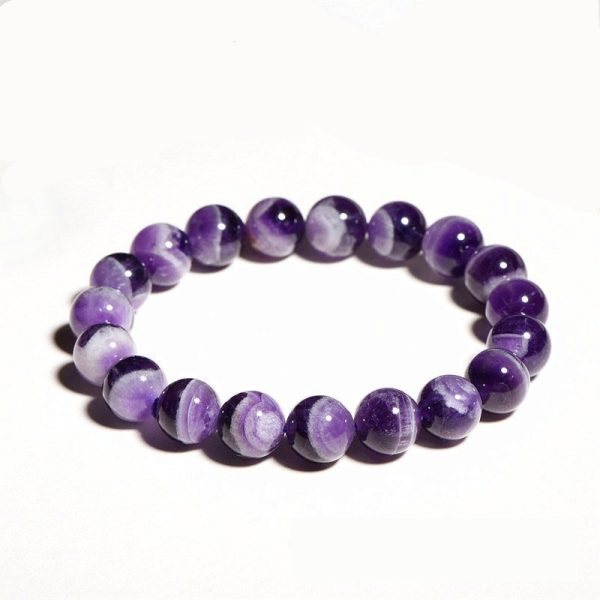 Five Elements Chakra Bracelet - Natural Amethyst for Emotional Balance & Spiritual Awakening (Sacred Ombre Gradient Artisan Gift Set)"