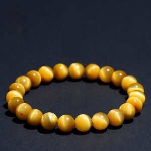 Five Elements Chakra Bracelet - Natural Tiger's Eye for Prosperity & Career Growth (Sacred Wealth Guardian Artisan Gift Set)"
