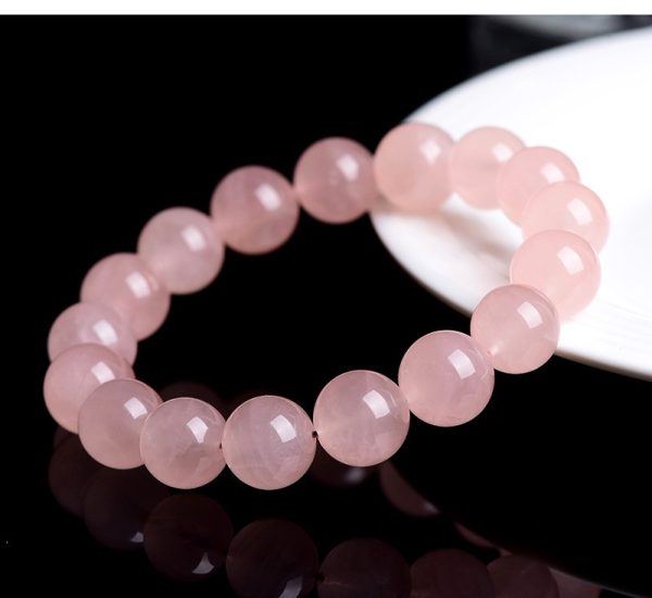 Five Elements Energy Chakra Bracelet - Made of natural cream-colored quartz, it is used to regulate emotions and activate the heart chakra (a sacred amulet for love and marriage gift) - Image 4