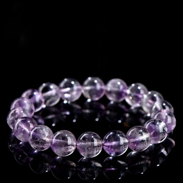 Fire Element Energy Wheel Bracelet - Natural Purple Amethyst with Nubuck Texture, Energy Balance and Spiritual Protection (Yoga Gift Set)