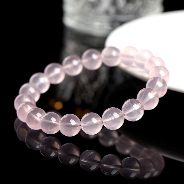 "Five Elements Chakra Bracelet - Rose Quartz for Heart Healing & Energy Balance (Starlight Love Gift Set)" - Image 3