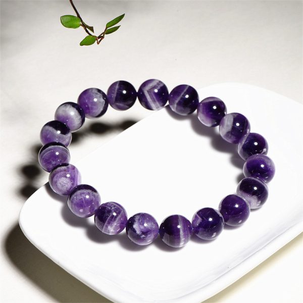 Five Elements Chakra Bracelet - Natural Amethyst for Emotional Balance & Spiritual Awakening (Sacred Ombre Gradient Artisan Gift Set)" - Image 3