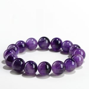 Five Elements Energy Chakra Bracelet - Natural Purple Super Seven Crystal, for Spiritual Awakening and Energy Balance (Gift for Divine Awakening)