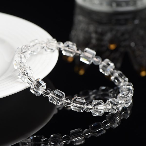 Five Elements Chakra Bracelet & Necklace Set - Natural White Quartz for Energy Balance & Purification (Sacred Geometric Gift Collection)" - Image 2